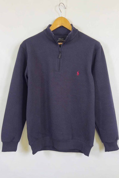 Ralph Lauren Premium Thermal Mock - Navy Blue