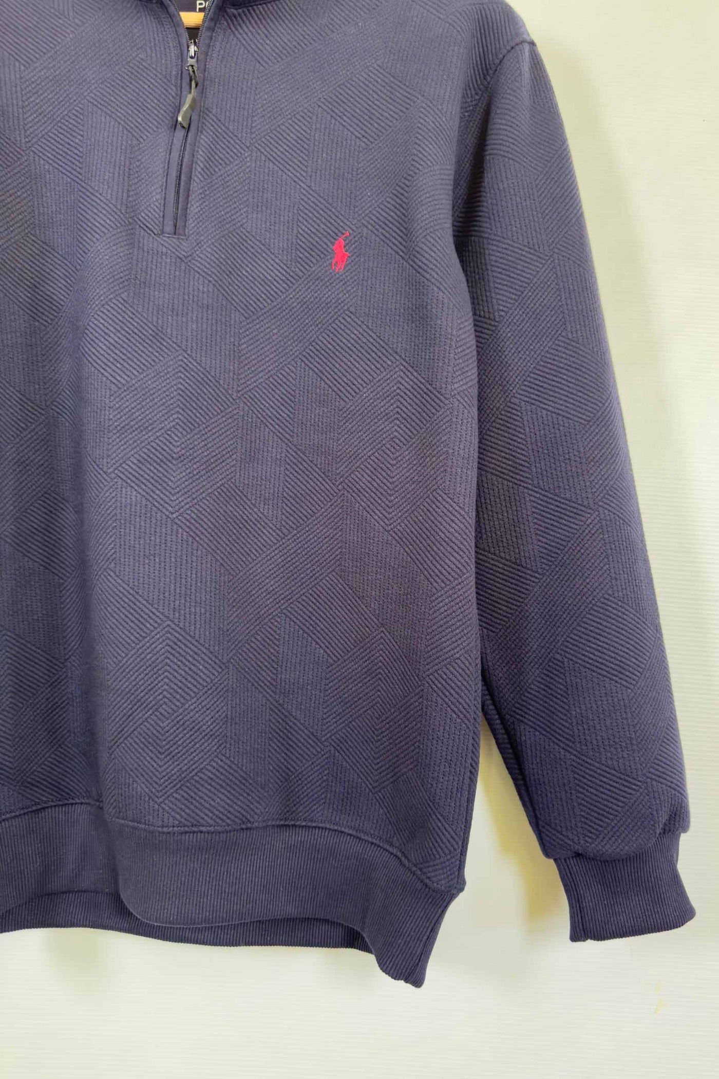 Ralph Lauren Premium Thermal Mock - Navy Blue