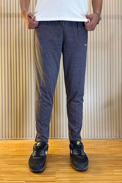 Nike Gray Regular Fit Trouser With 2 stripes