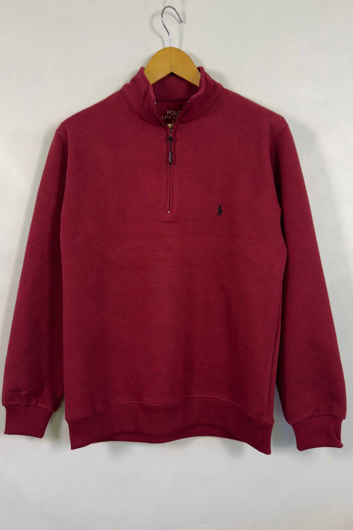 Ralph Lauren Premium Thermal Mock - Maroon