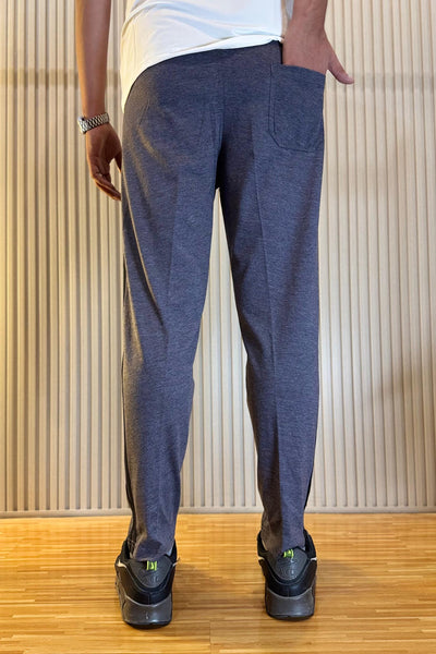 Nike Gray Regular Fit Trouser With 2 stripes