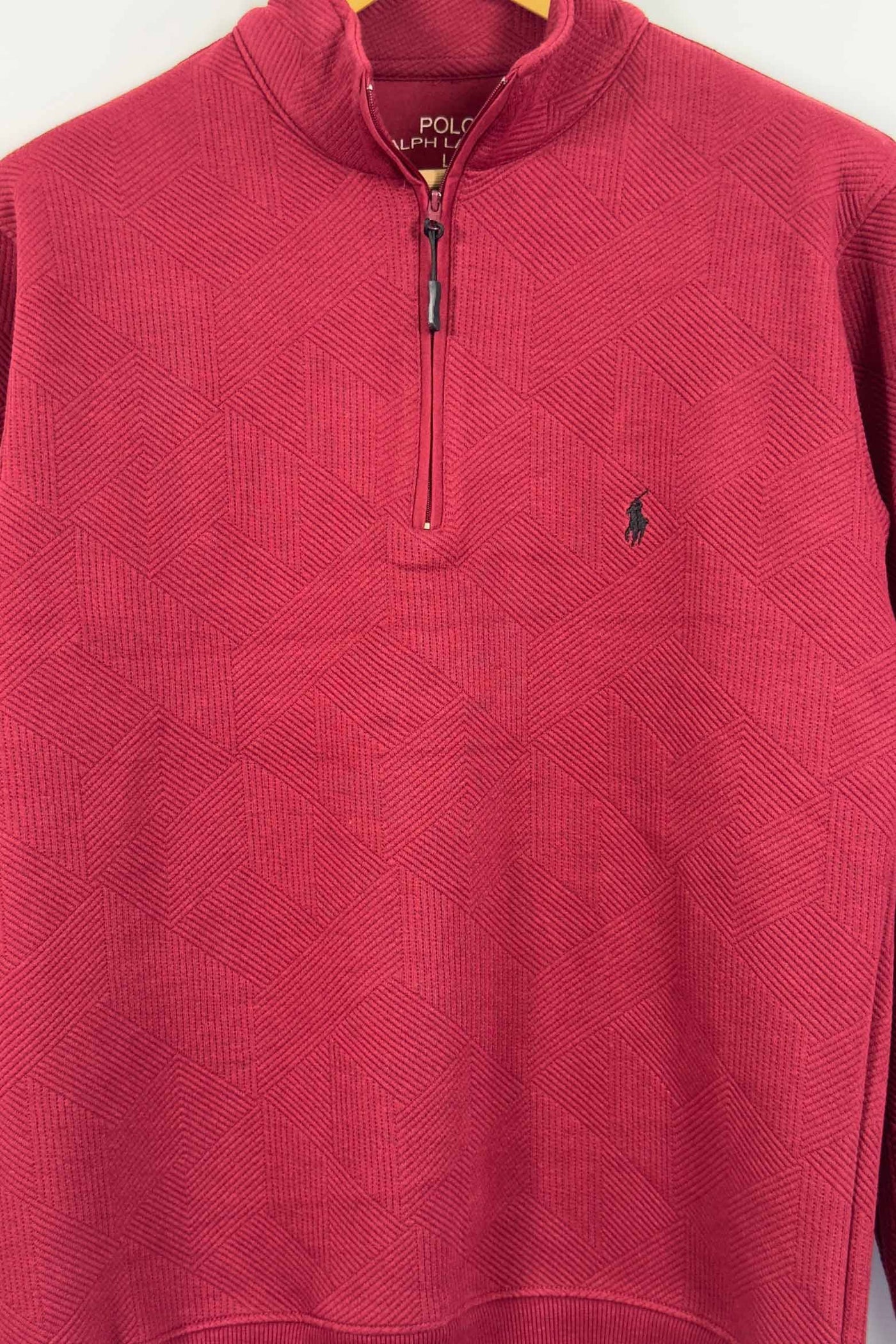 Ralph Lauren Premium Thermal Mock - Maroon