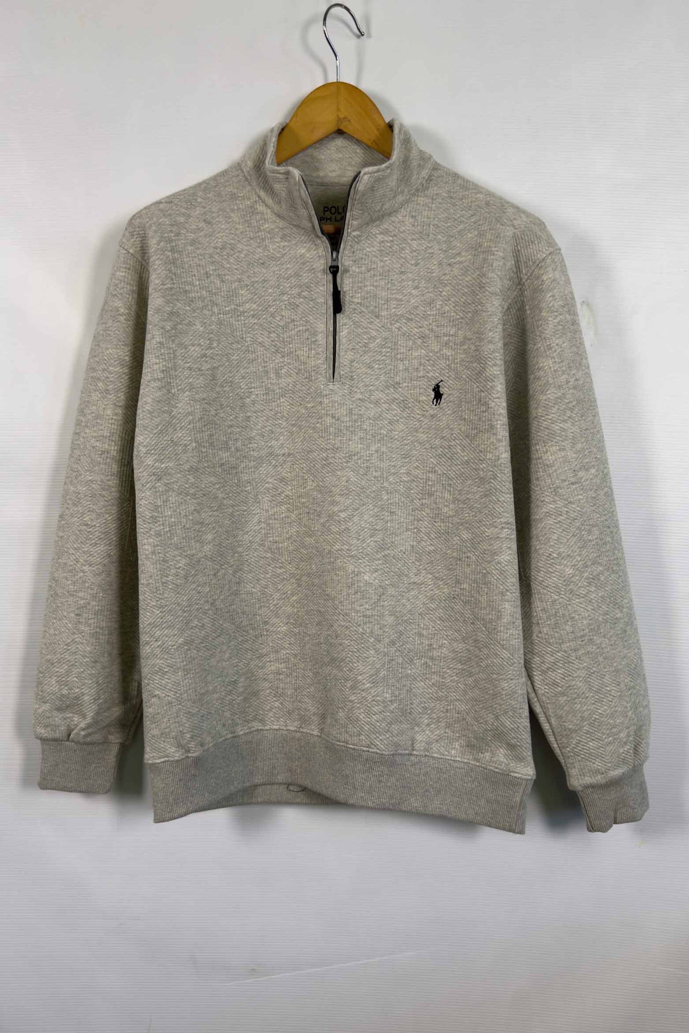 Ralph Lauren Premium Thermal Mock - Light Gray