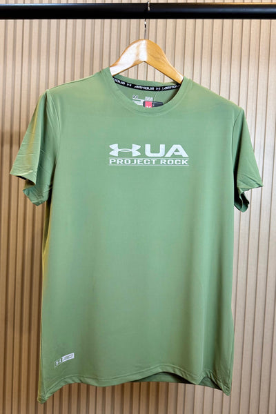 Under Armour Project Rock Pistachio green Dri-Fit T shirt