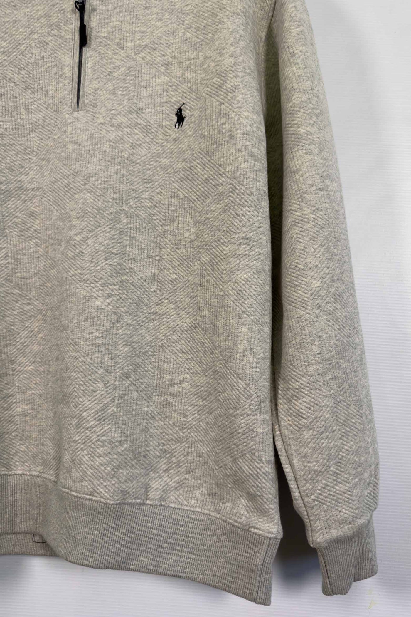 Ralph Lauren Premium Thermal Mock - Light Gray