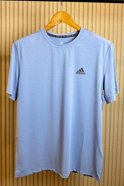 Adidas Aeroready Light blue Dri-Fit T shirt