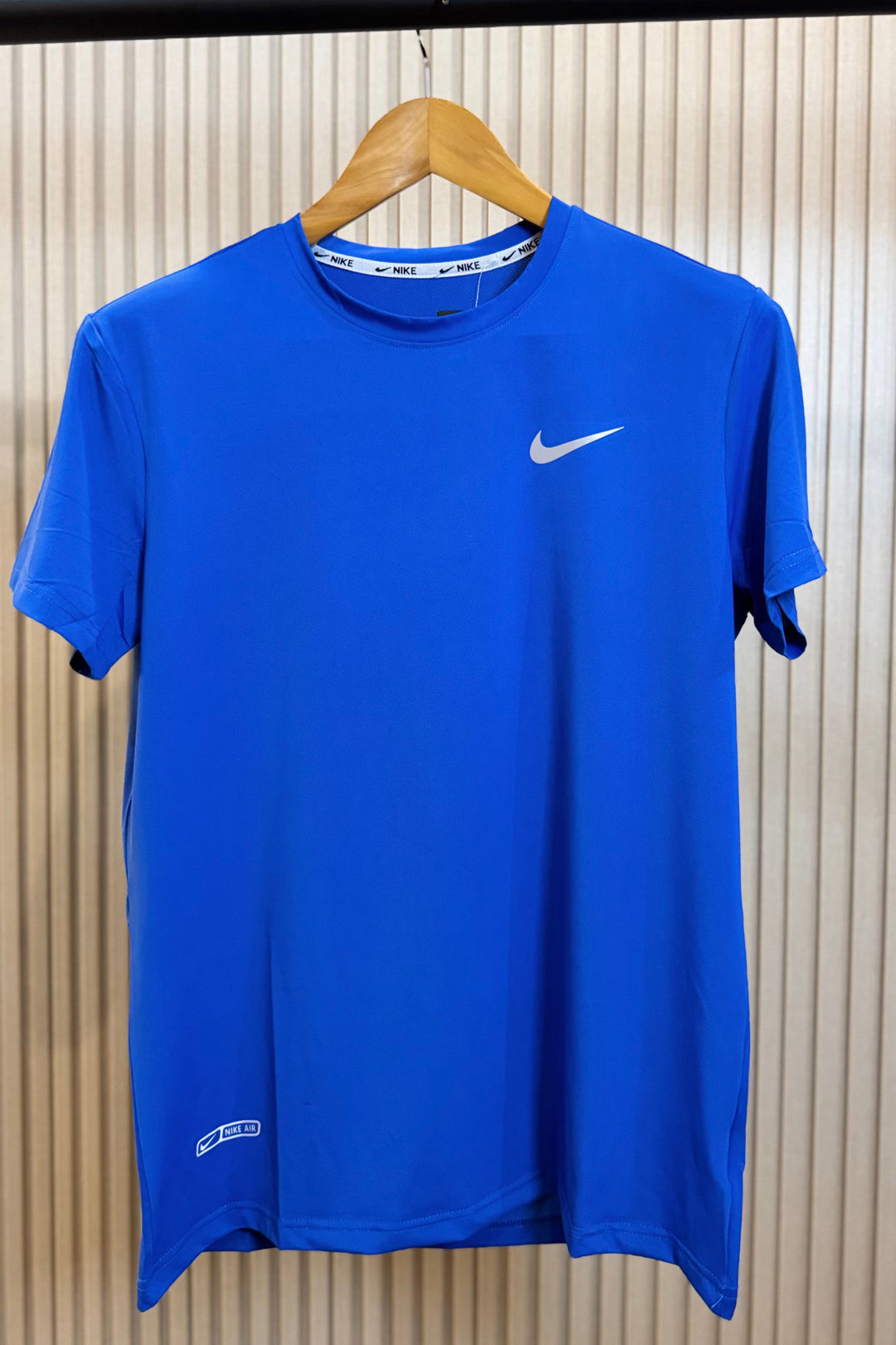 blue nike air shirt