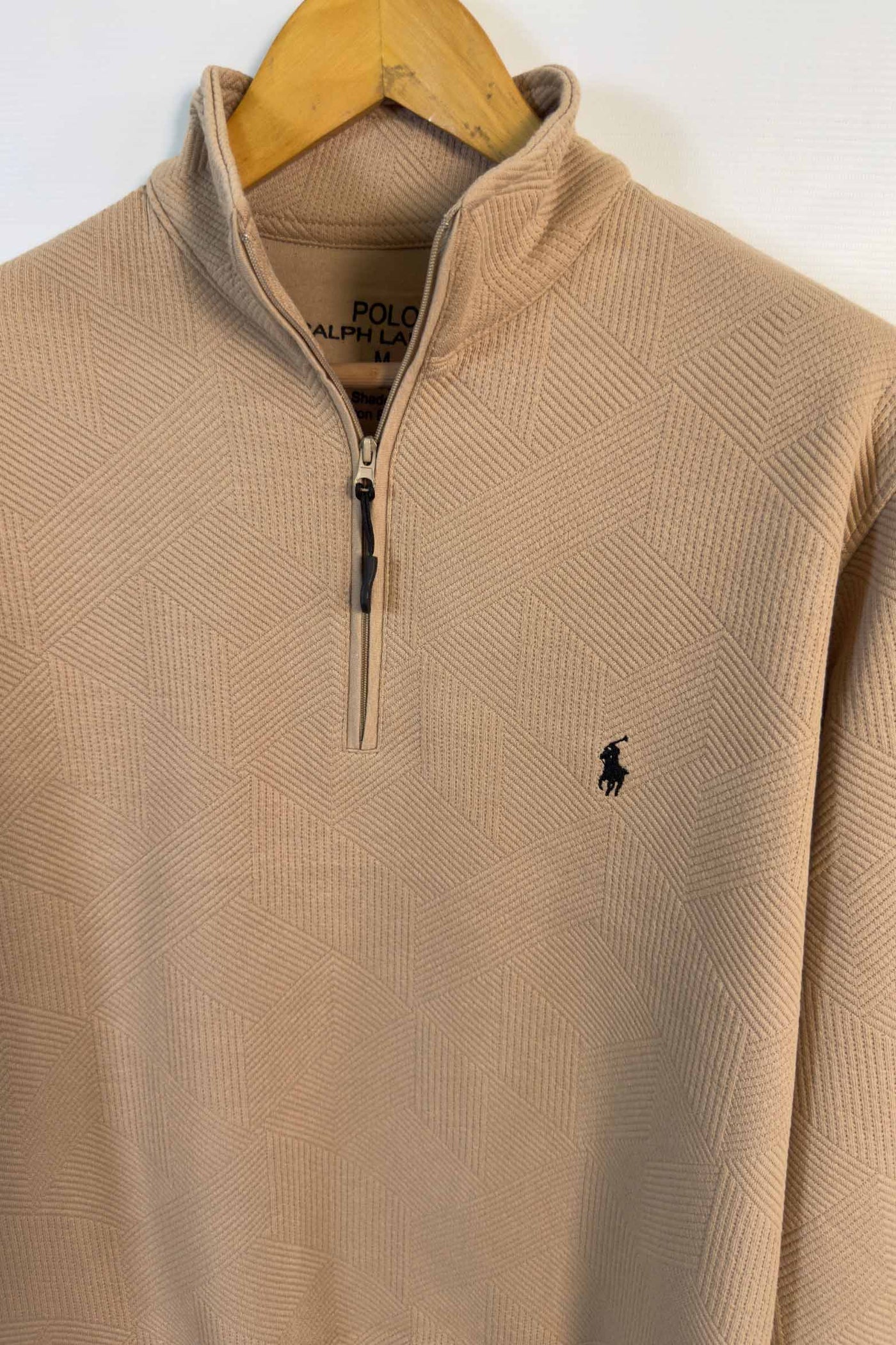 Ralph Lauren Premium Thermal Mock - Beige
