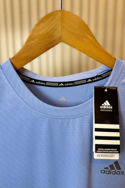 Adidas Aeroready Light blue Dri-Fit T shirt