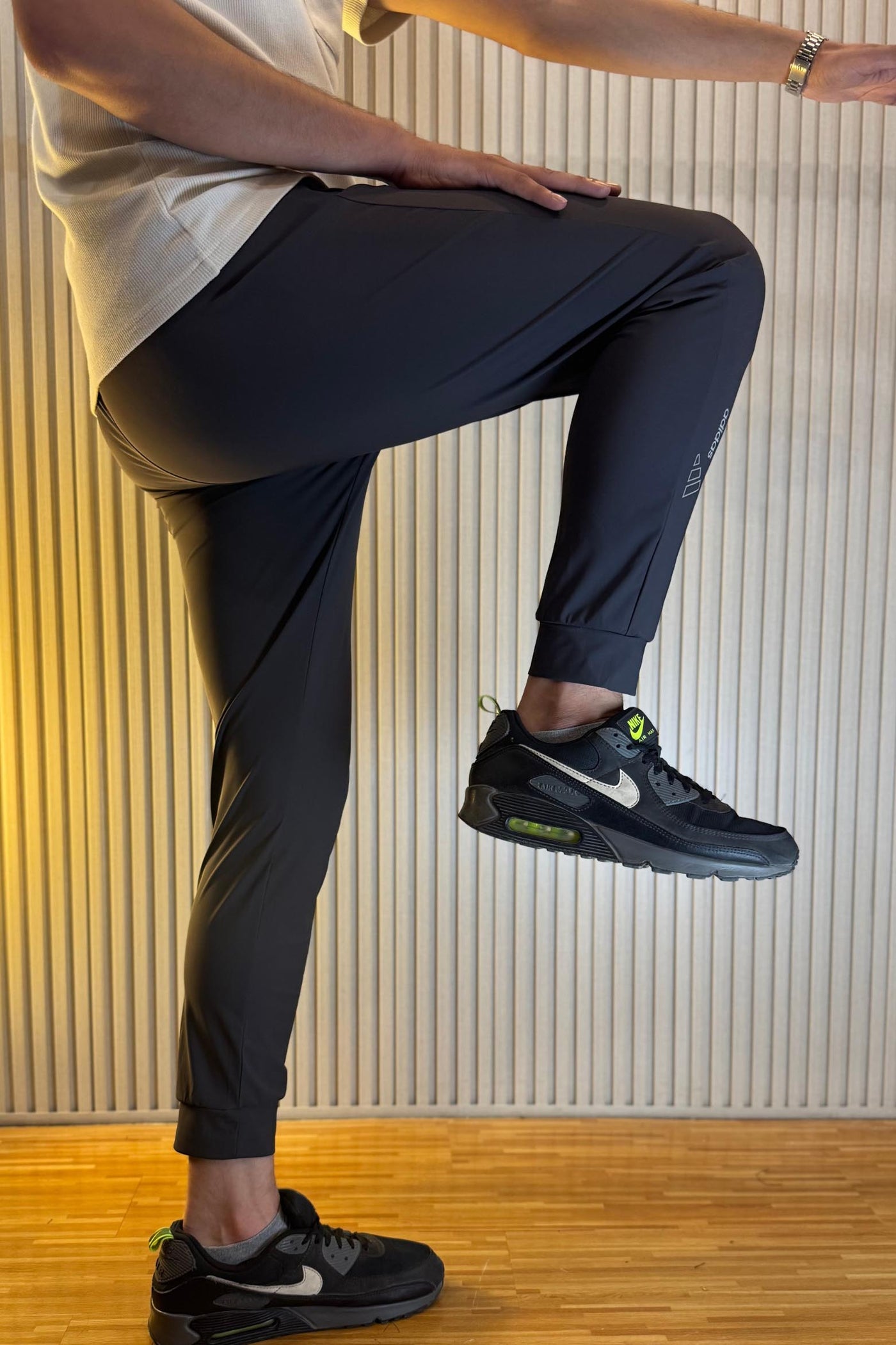 Adidas Gray Ice cool Spandex Trouser