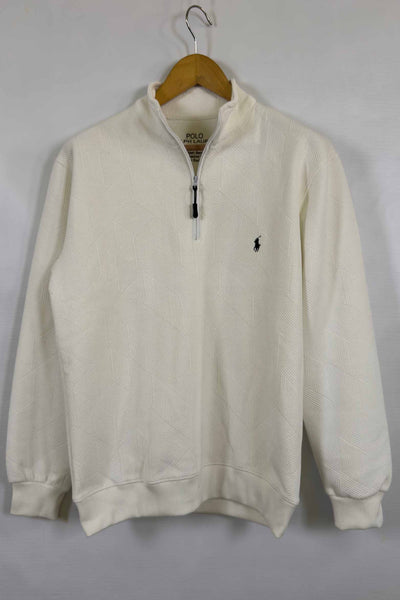 Ralph Lauren Premium Thermal Mock - White