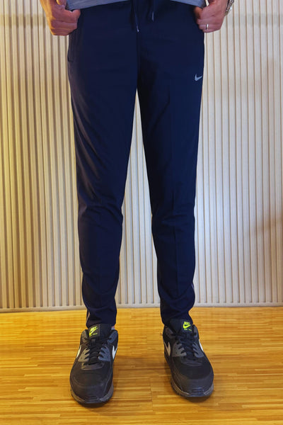 Nike Navy Blue Regular Fit Trouser With 2 Stripes