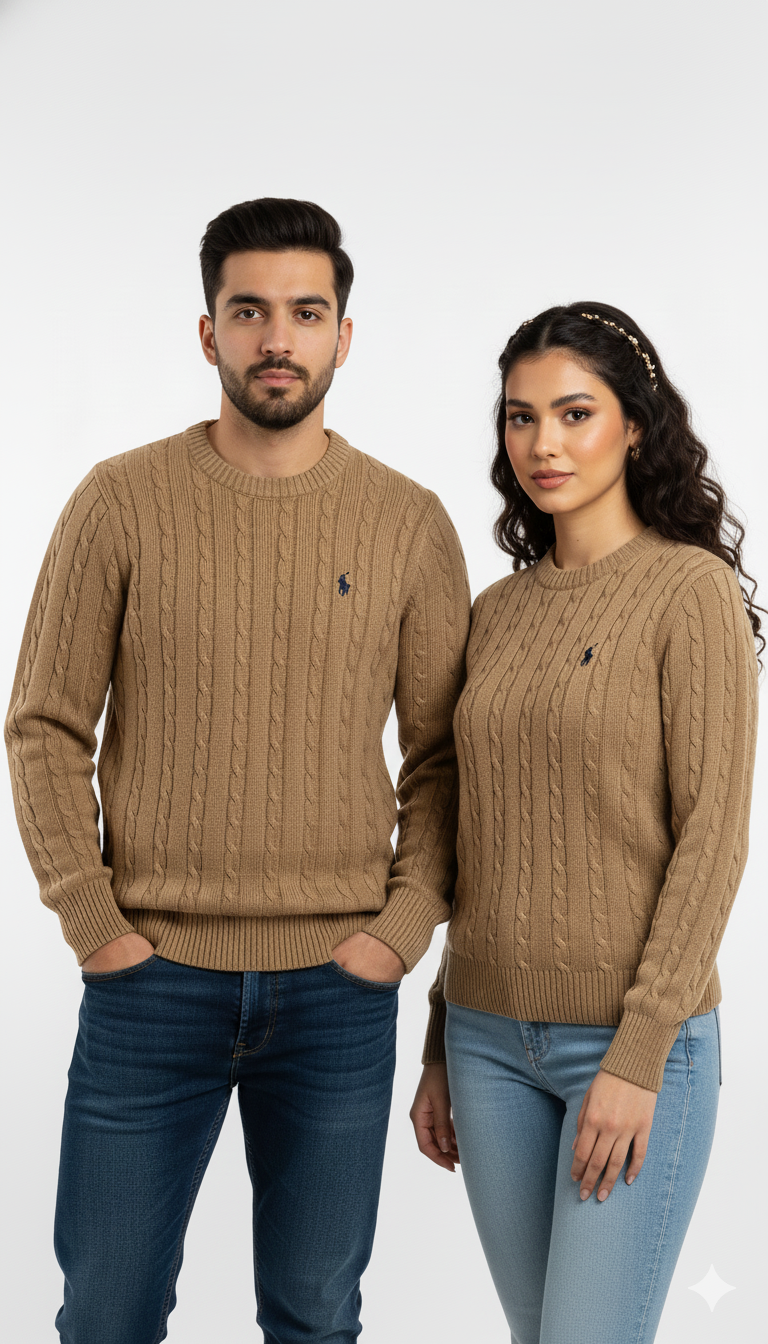 Polo Knitted Cashmere Imported - Beige