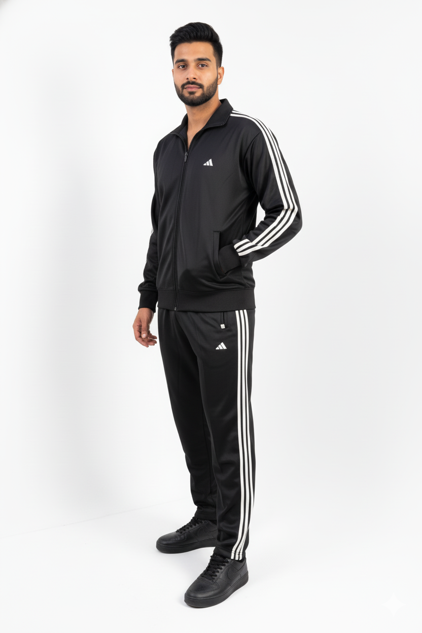 Adidas Premium Tracksuit - Black