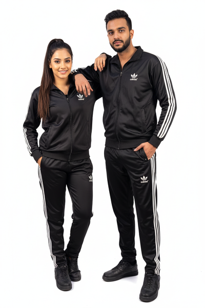 Adidas Premium Trinda Fleece Tracksuit - Black