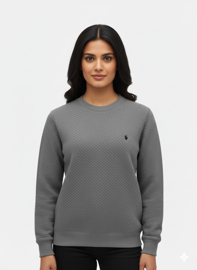 Ralph Lauren  Knitted Sweatshirt –  Gray