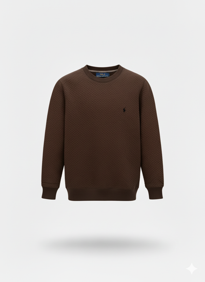 Ralph Lauren  Knitted Sweatshirt –  Chocolate Brown