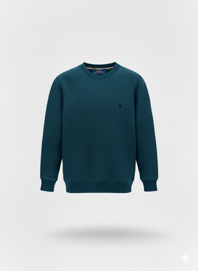 Ralph Lauren  Knitted Sweatshirt –  Emerald Blue