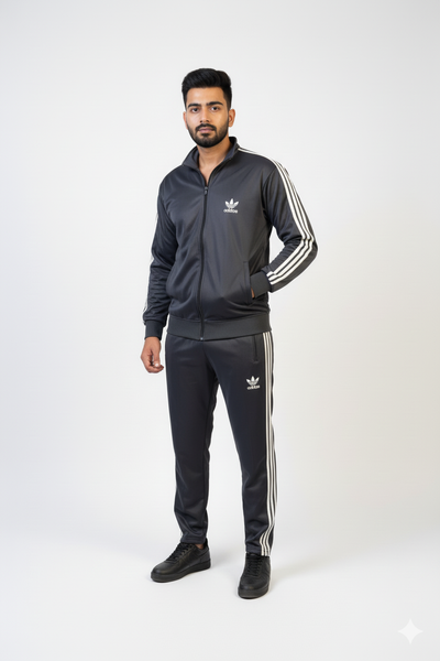 Adidas Premium Trinda Fleece Tracksuit - Gray