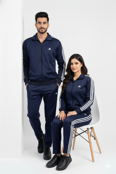 Adidas Premium Tracksuit - Navy Blue