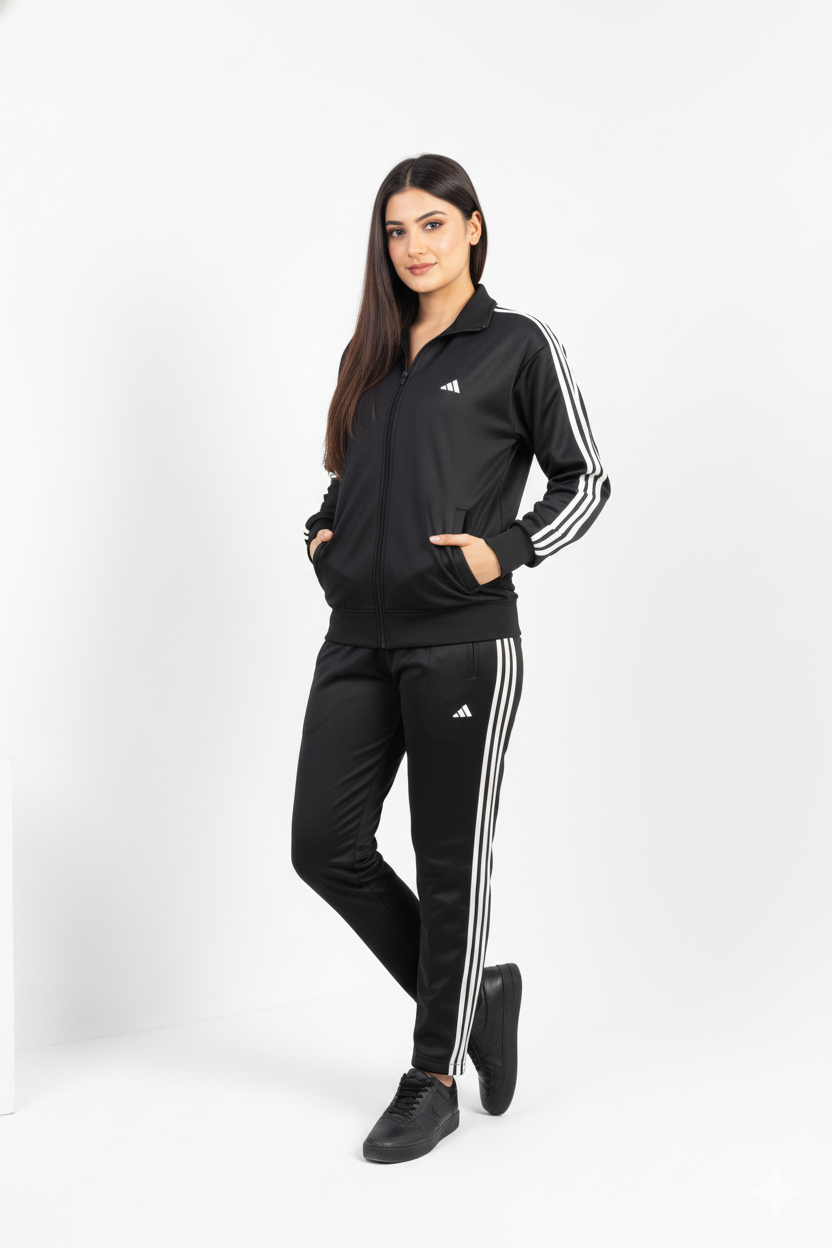 Adidas Premium Tracksuit - Black