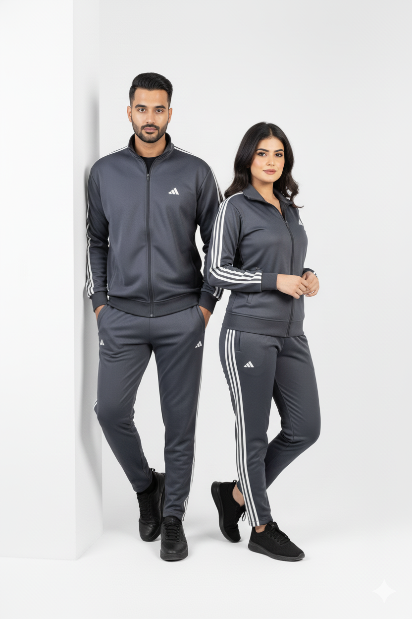 Adidas Premium Tracksuit - Gray