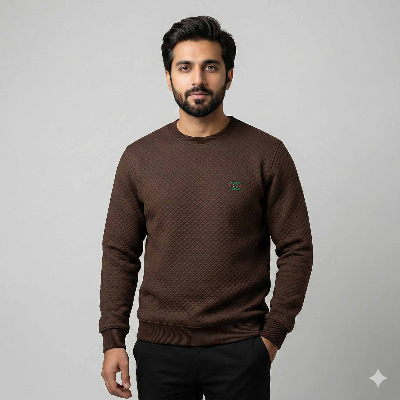 Gucci  Knitted Sweatshirt –  Dark Brown