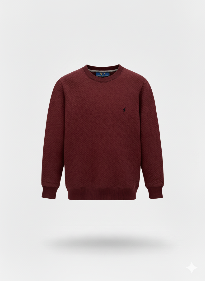 Ralph Lauren  Knitted Sweatshirt –  Red wine