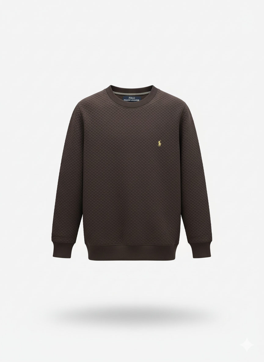 Ralph Lauren  Knitted Sweatshirt –  Dark Brown