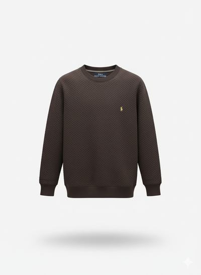 Ralph Lauren  Knitted Sweatshirt –  Dark Brown