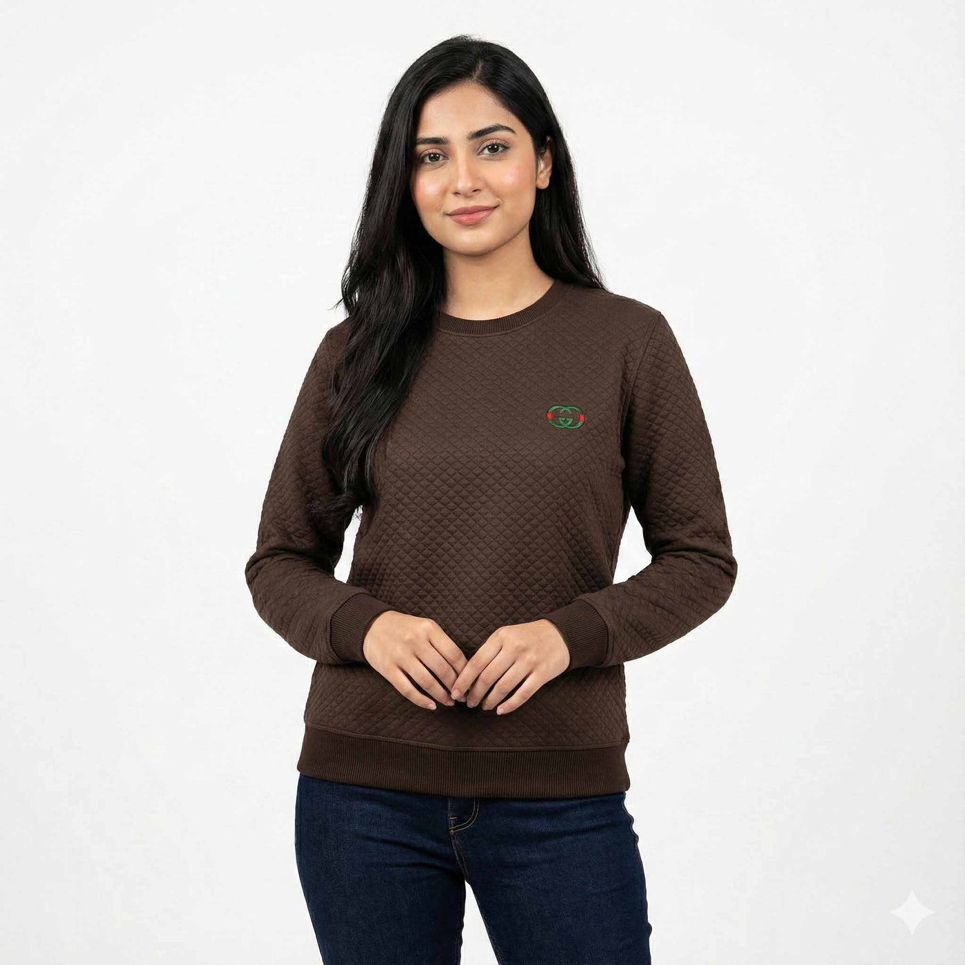 Gucci  Knitted Sweatshirt –  Dark Brown