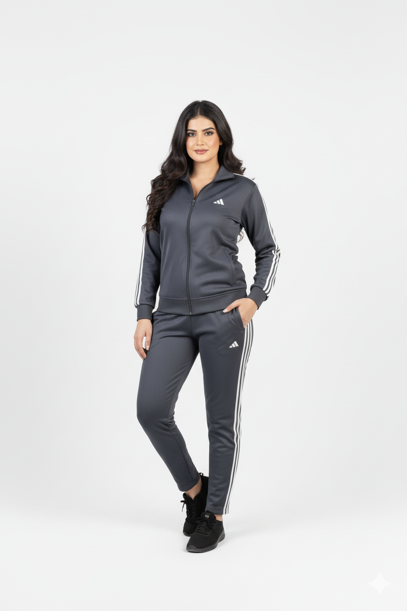 Adidas Premium Tracksuit - Gray