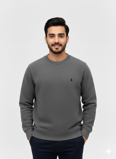 Ralph Lauren  Knitted Sweatshirt –  Gray