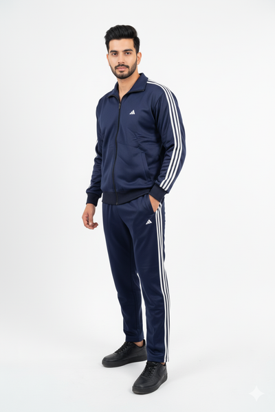 Adidas Premium Tracksuit - Navy Blue