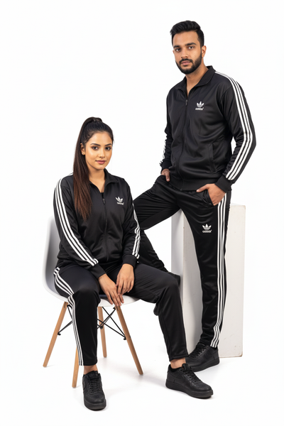 Adidas Premium Trinda Fleece Tracksuit - Black