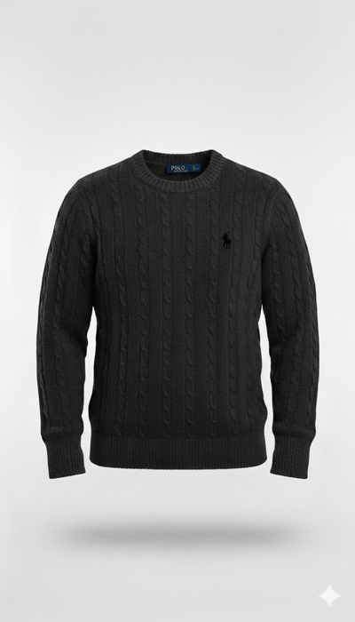 Polo Knitted Cashmere Imported - Gray