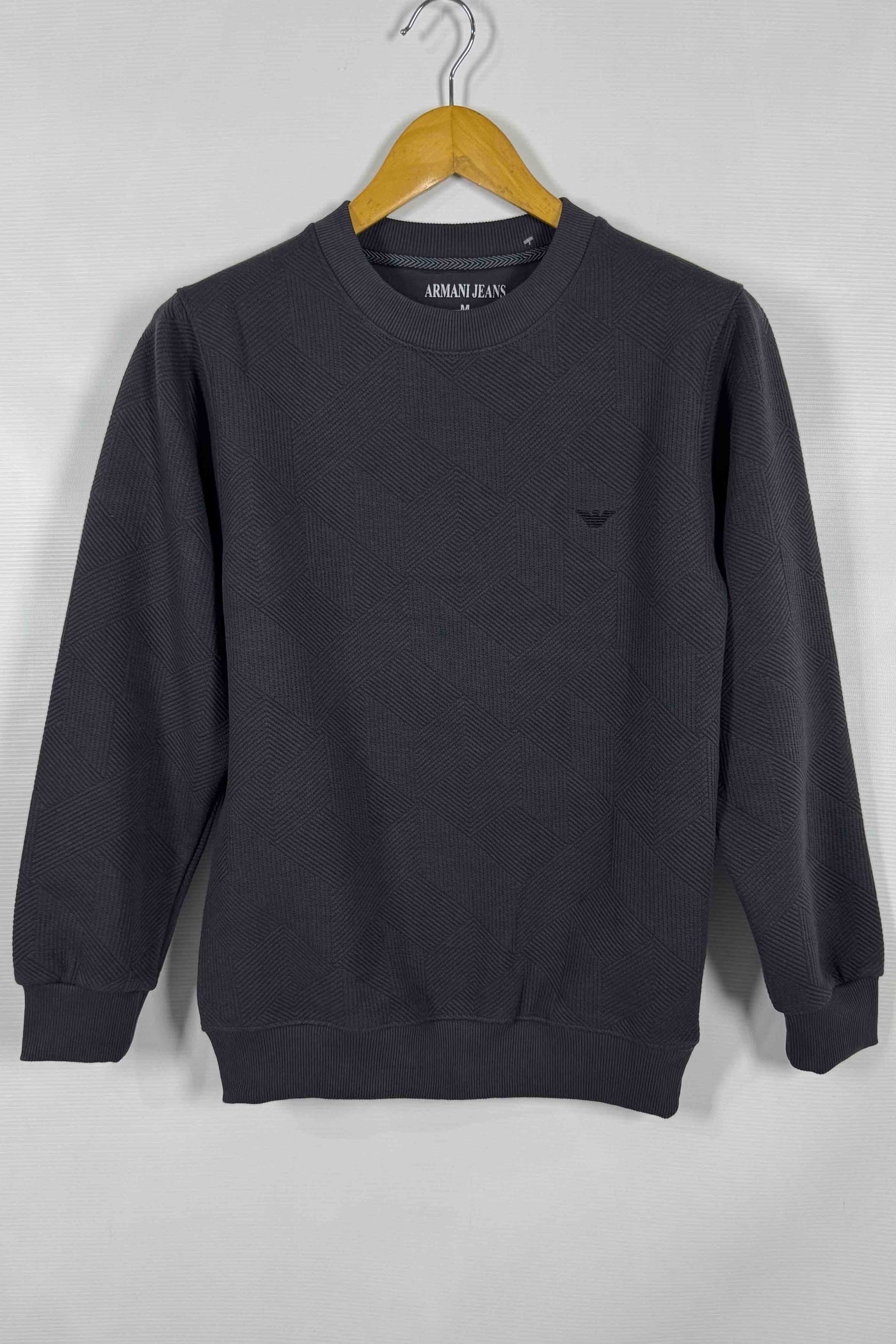 Emporio Armani 100% Cotton Sweatshirt - Dark Gray