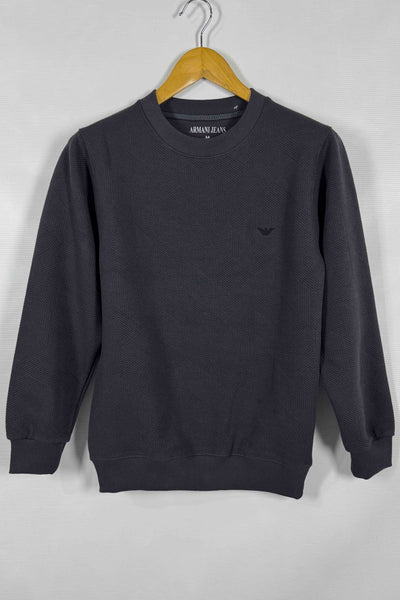 Emporio Armani 100% Cotton Sweatshirt - Dark Gray