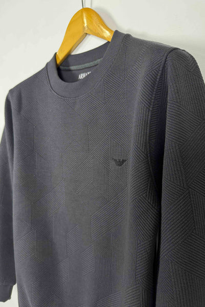 Emporio Armani 100% Cotton Sweatshirt - Dark Gray