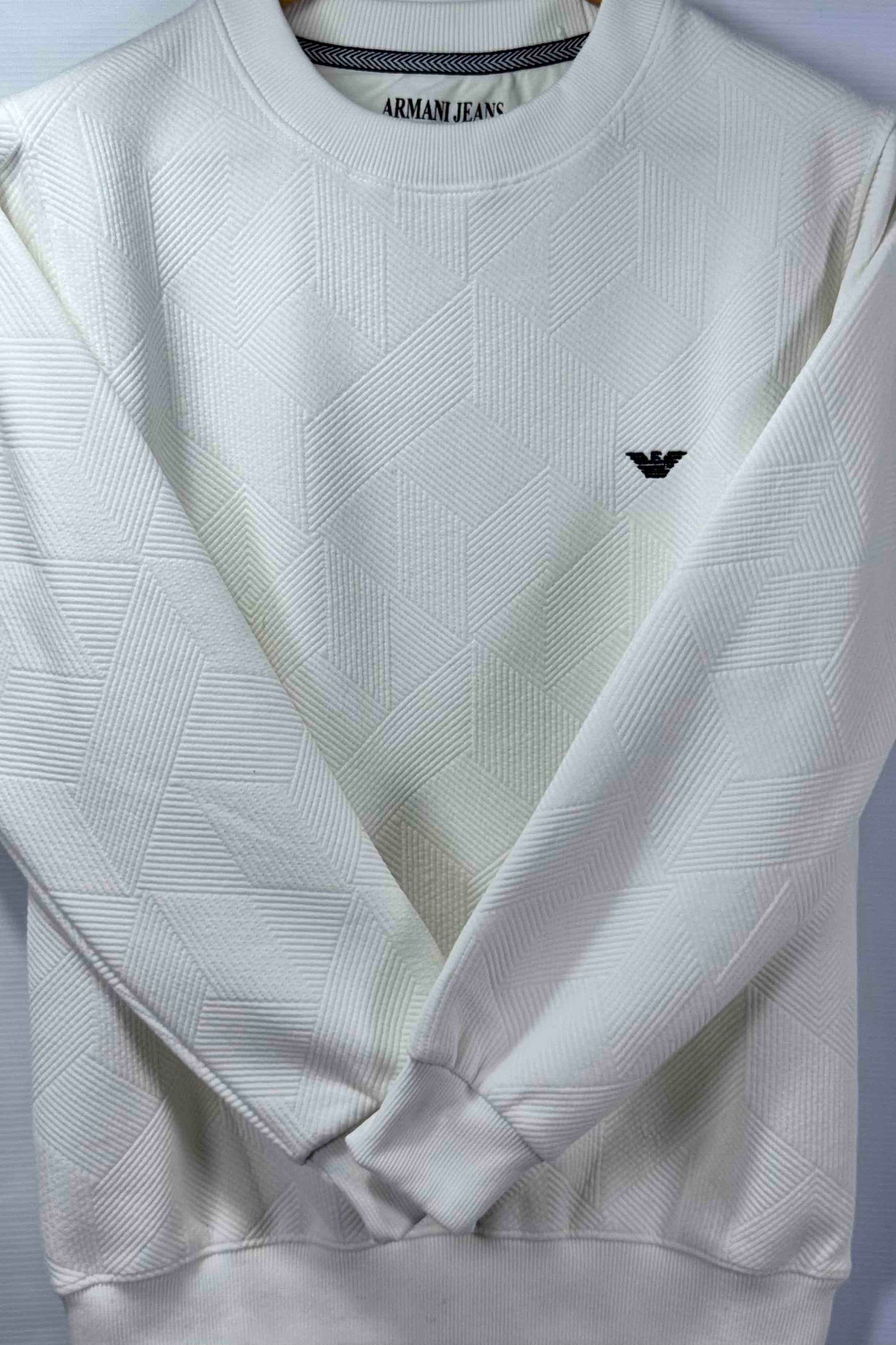 Emporio Armani 100% Cotton Sweatshirt - White