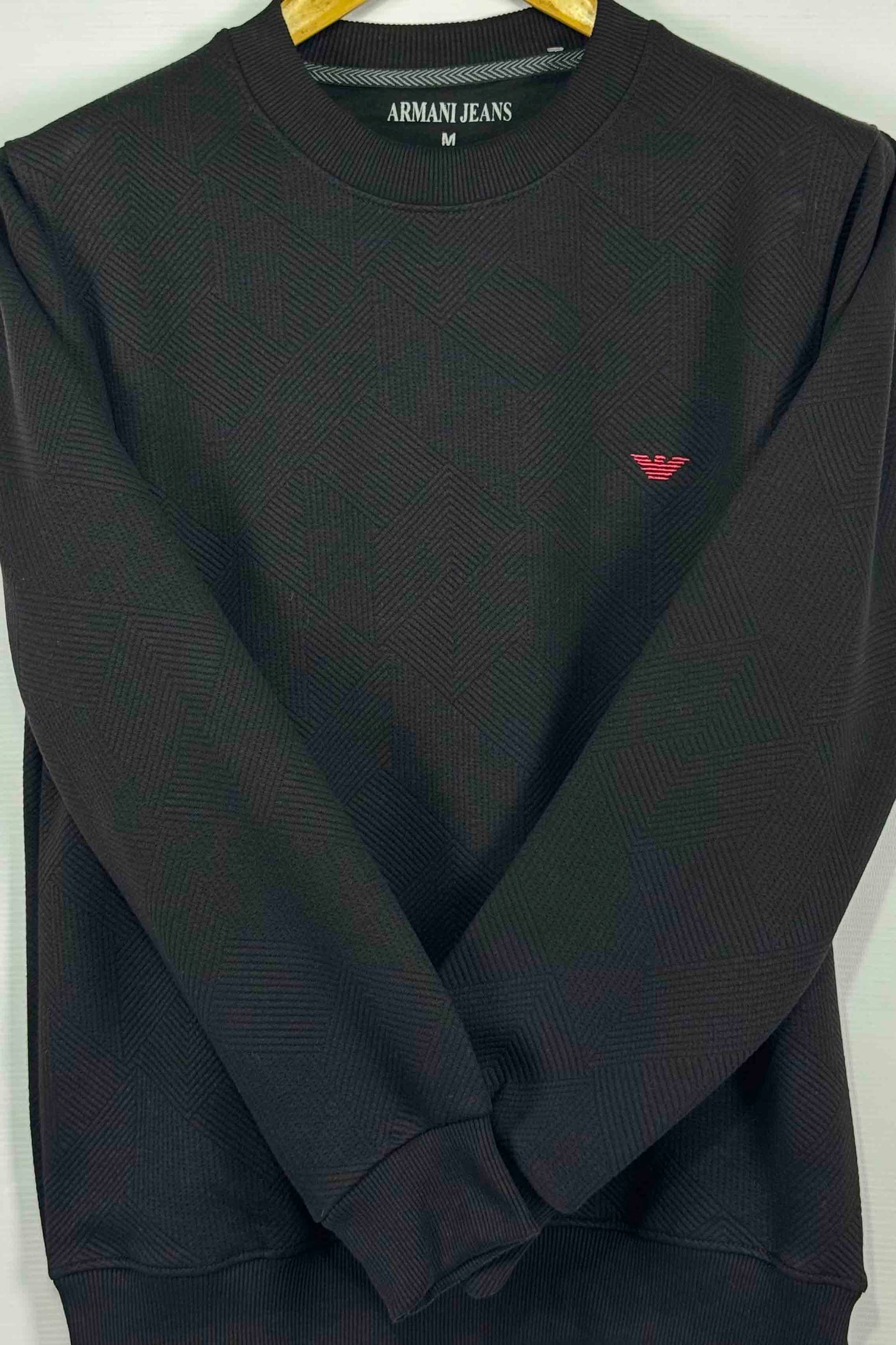 Emporio Armani 100% Cotton Sweatshirt - Black