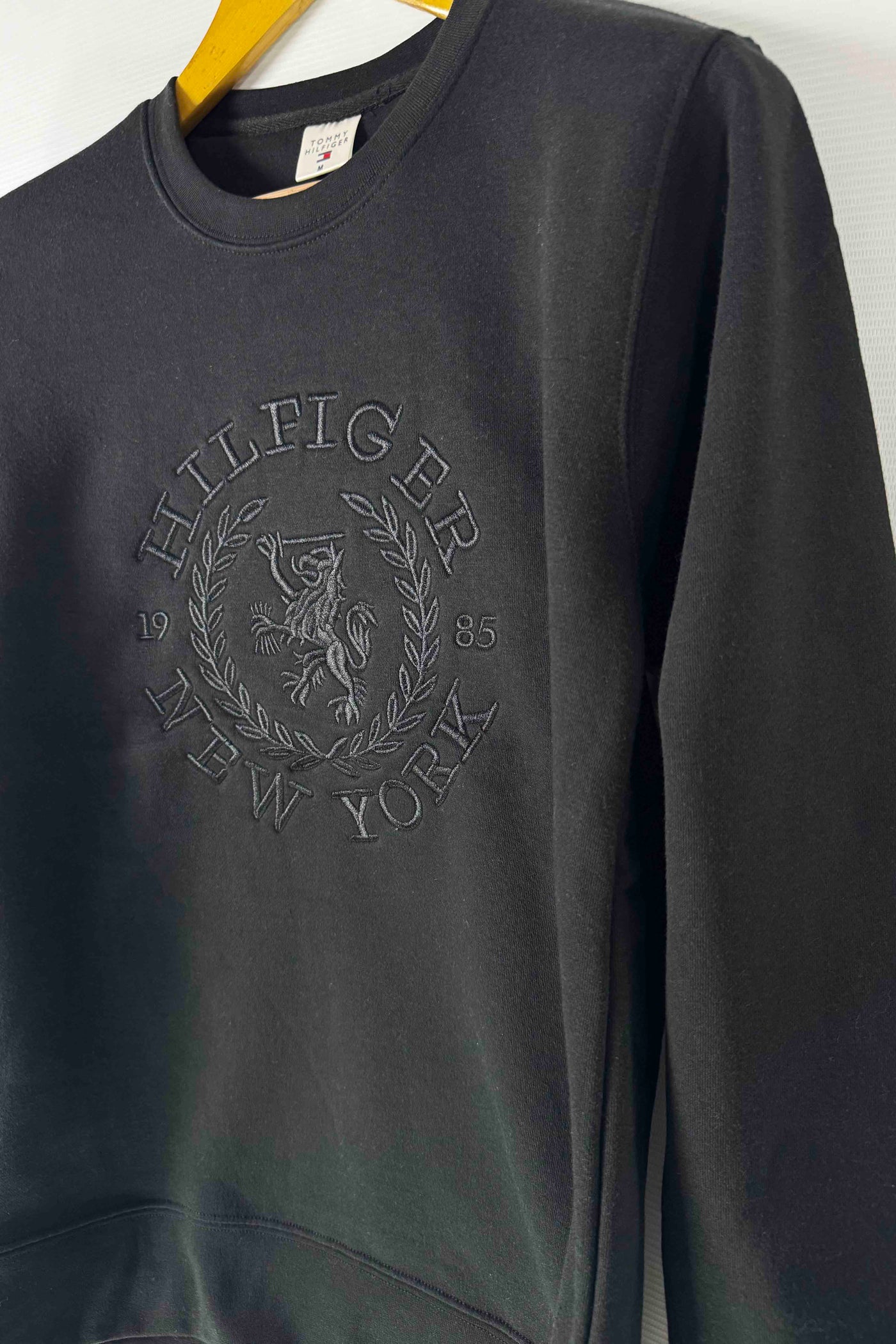 Tommy Hilfiger  Cotton Fleece Sweatshirt - Black