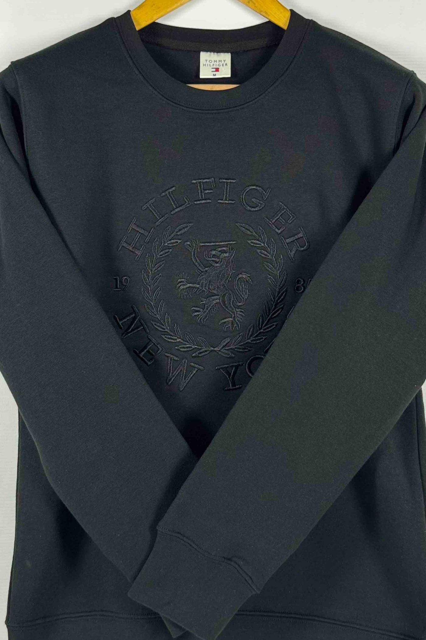 Tommy Hilfiger  Cotton Fleece Sweatshirt - Black