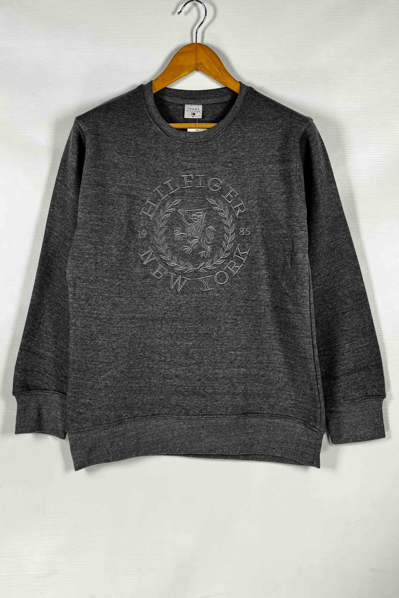 Tommy Hilfiger Cotton Fleece Sweatshirt - Dark Gray