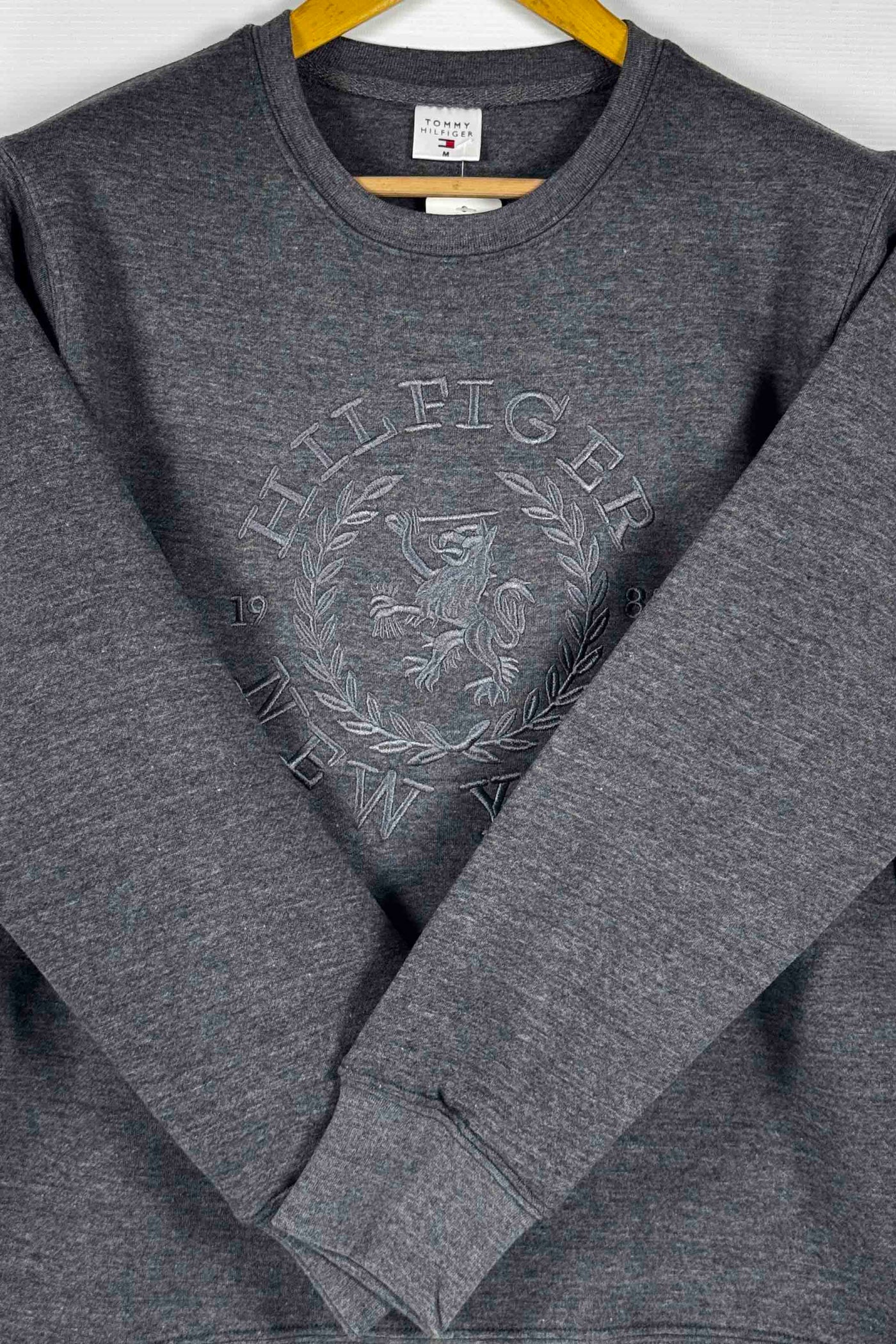 Tommy Hilfiger Cotton Fleece Sweatshirt - Dark Gray