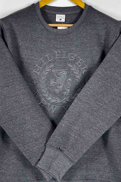 Tommy Hilfiger Cotton Fleece Sweatshirt - Dark Gray