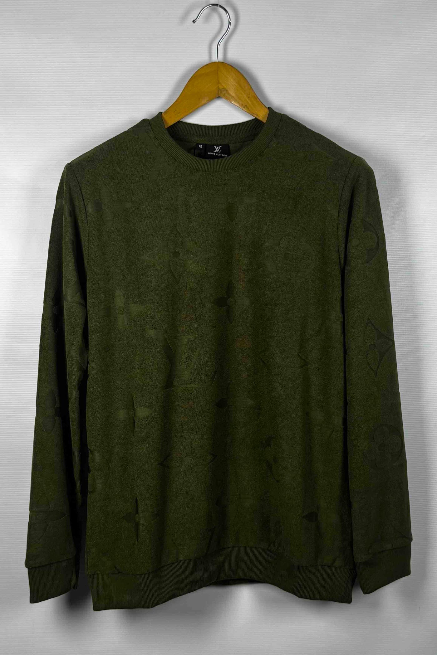 Louis Vuitton Terry Towel Sweatshirt - Olive Green