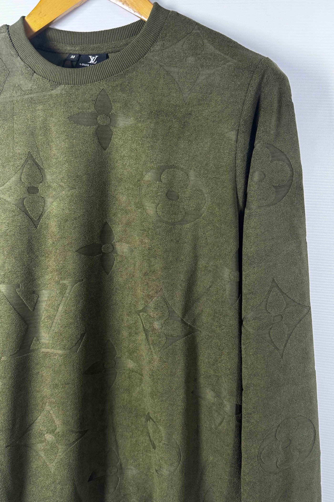 Louis Vuitton Terry Towel Sweatshirt - Olive Green