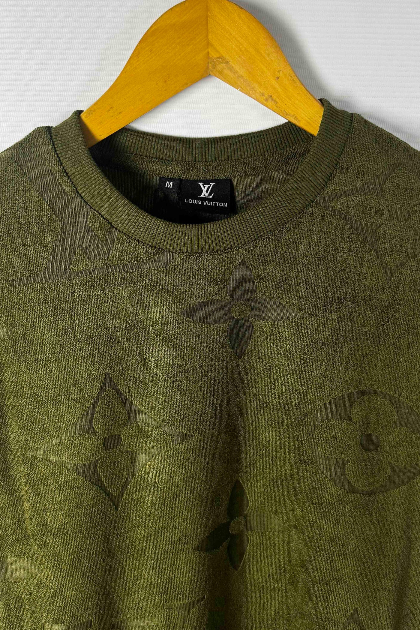 Louis Vuitton Terry Towel Sweatshirt - Olive Green
