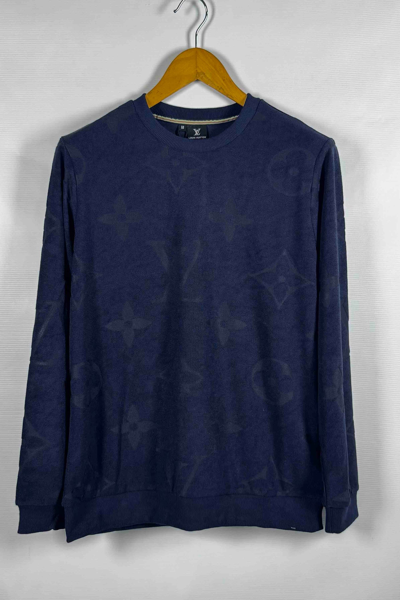 Louis Vuitton Terry Towel Sweatshirt - Navy Blue